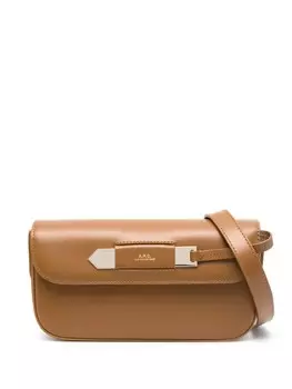 A.P.C. сумка на плечо Charlotte, коричневый