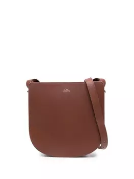 A.P.C. сумка на плечо Geneve, коричневый