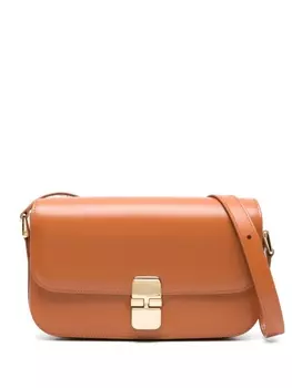 A.P.C. сумка на плечо Grace, коричневый