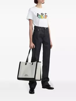A.P.C. сумка-тоут Camille 2.0, белый