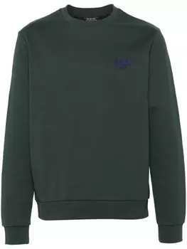 A.P.C. толстовка Rider с вышитым логотипом, зеленый