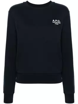 A.P.C. толстовка Rue Madame, синий
