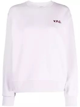 A.P.C. толстовка с логотипом, фиолетовый