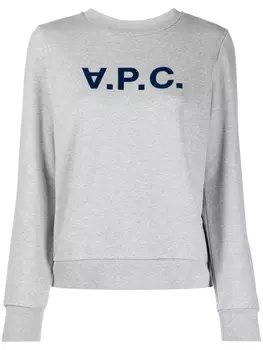 A.P.C. толстовка с логотипом, серый
