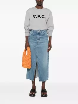 A.P.C. толстовка с логотипом, серый