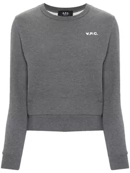 A.P.C. толстовка с логотипом, серый
