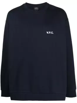 A.P.C. толстовка с логотипом, синий