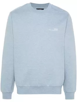 A.P.C. толстовка с логотипом, синий