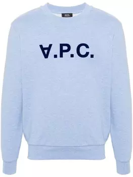 A.P.C. толстовка с логотипом, синий