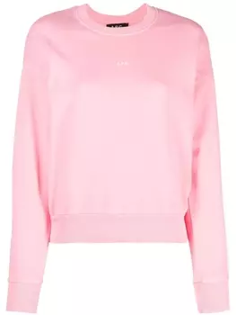 A.P.C. толстовка Steve с логотипом, розовый