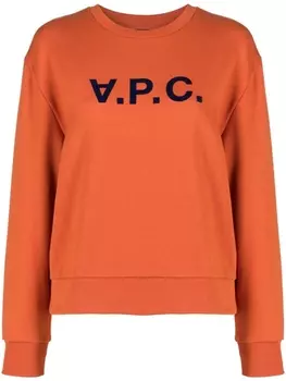 A.P.C. толстовка VPC с логотипом, оранжевый