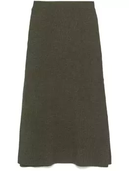 A.P.C. юбка миди Phoebe, зеленый