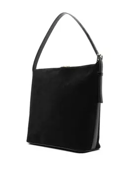 A.P.C. замшевая сумка на плечо, черный