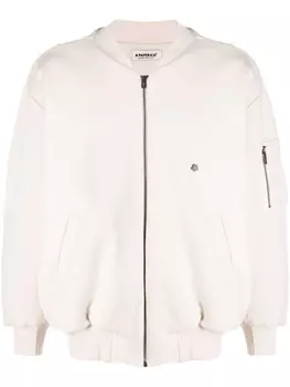 A Paper Kid бомбер с логотипом, нейтральный цвет