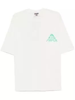 A Paper Kid футболка с логотипом, белый