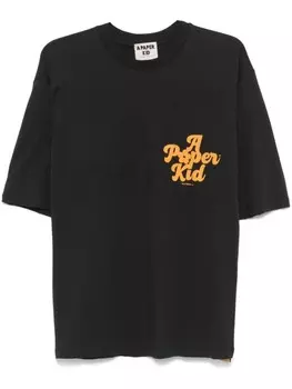 A Paper Kid футболка с логотипом, черный