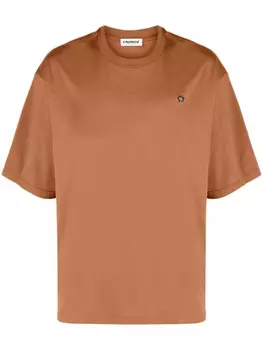 A Paper Kid футболка с логотипом, коричневый