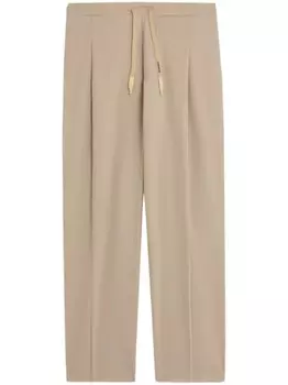 A Paper Kid спортивные брюки с нашивкой-логотипом, серый