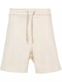 A Paper Kid спортивные шорты с нашивкой-логотипом, нейтральный цвет
