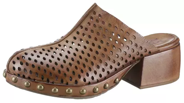 A.S.98 Сабо "CALLIA RIV", с блестящими заклепками, коричневый