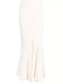 A.W.A.K.E. Mode фактурная юбка миди, белый