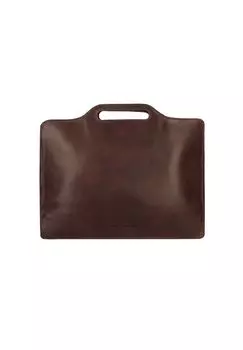 А вот сумка для ноутбука кожаная 35 см HAROLD'S, коричневый