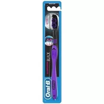 Aa Clean Black 40 Средняя черная зубная щетка 1 шт., Oral B