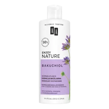AA Enjoy Nature Bakuchiol мицеллярная эссенция для снятия макияжа с лица, 400 мл