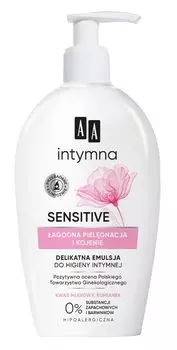AA Intymna Ochrona&Pielgnacja Sensitive эмульсия для интимной гигиены, 300 ml