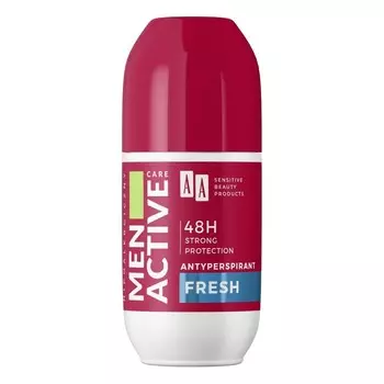 AA, Men Active Care, шариковый антиперспирант Fresh, 50 мл