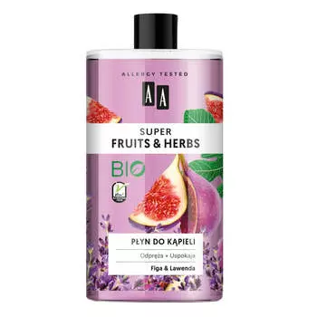 AA Пена для ванн Super Fruits &amp; Herbs Инжир и лаванда 750мл