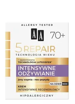 AA Technologia Wieku 5Repair 70+ Intensywne Odywianie крем для лица, 50 ml