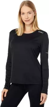 Аэро с длинным рукавом 2XU, цвет Black/Silver Reflective