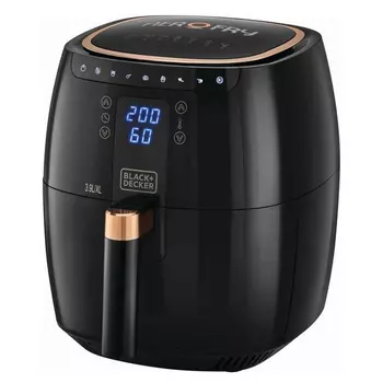 Аэрогриль Black+Decker AF5539-B5 многофункциональный цифровой 7-в-1, 8.6 л, черный