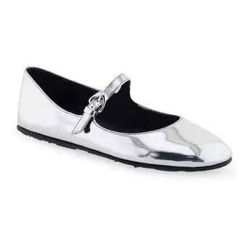 Аэрозоли Perry Женские туфли Мэри Джейн на плоской подошве Aerosoles, цвет Silver Mirror Metallic