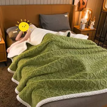 ABAKUHAUS Autumn Leaves Мягкое фланелевое флисовое одеяло, романтическая тема с деревом в форме сердца, 175 x 230 см, лазурно-синий киноварь 360Home, зеленый