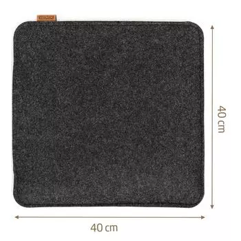 ABAKUHAUS Марокканские подушки на обеденный стул, классический узор в виде линий, декоративная водонепроницаемая подушка с ремнями для кухонных сидений, 40 см x 40 см — упаковка из 4 шт., темно-белый Jack