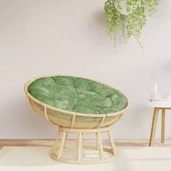 ABAKUHAUS Подушка для обеденного стула Sage, зеленые листья с рисунком, декоративная водонепроницаемая подушка с ремнями для кухонных сидений, 40 см x 40 см, яблочно-зеленый, темно-зеленый Vidaxl
