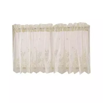 ABAKUHAUS Подушка для обеденного стула Shabby Flora, букет роз, декоративная водонепроницаемая подушка с ремнями для кухонных сидений, 40 см x 40 см, бледно-розовый зеленый Stuttg, бежевый