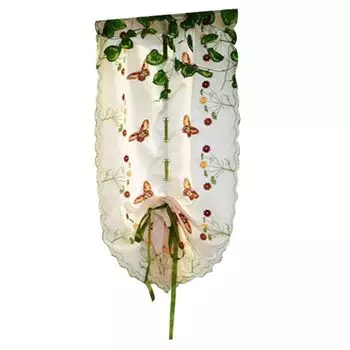 ABAKUHAUS Подушка для обеденного стула «Стрекоза», «Цветы стрекозы», декоративная водонепроницаемая подушка с ремнями для кухонных сидений, 40 см x 40 см, Бледно-синий, фиолетовый Stuttg, бежевый