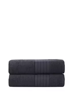 ABAKUHAUS Подушки для обеденного стула в деревенском стиле, сельская луговая ферма, декоративная водонепроницаемая подушка с ремнями для кухонных сидений, 40 см x 40 см — упаковка из 2 шт., бледно-голубой, белый Muller Textil, серый