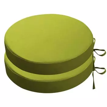 ABAKUHAUS Современная подушка для обеденного стула, витые переплетающиеся линии, декоративная водонепроницаемая подушка с ремнями для кухонных сидений, 40 см x 40 см, серо-календулы, бледно-голубой DQQ, зеленый