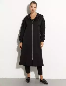 Абая Zippered Sports Abaya Black Kayra