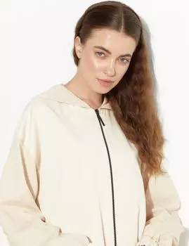Абая Zippered Sports Abaya Light Cream Kayra