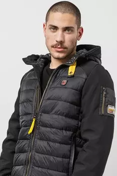 Абатор зимняя куртка с капюшоном Geo Norway, черный