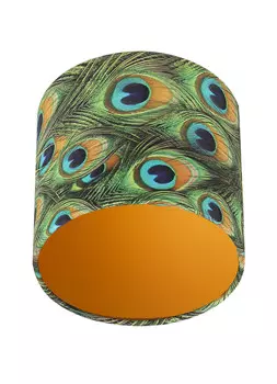 Абажур 20x18 см, синий