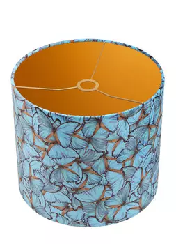 Абажур 30x24 см, синий