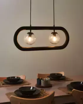 Абажур Beliani, черный