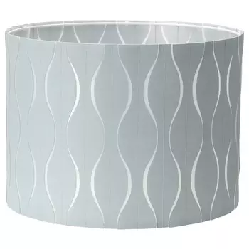 Абажур Ikea Loknas, 42 см, синий/серебристый
