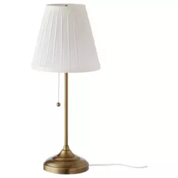 Абажур, латунно-белый RSTID IKEA